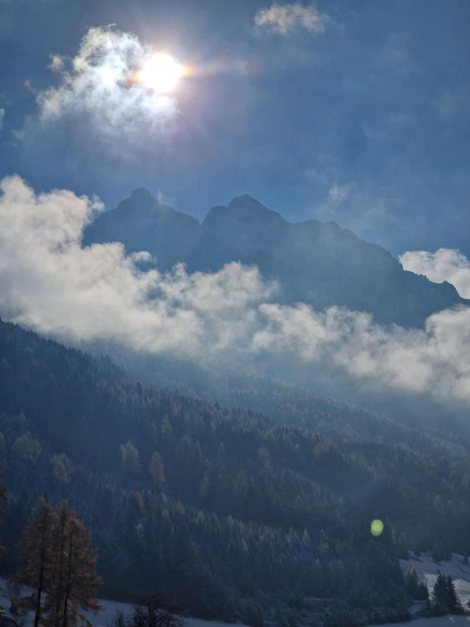 Panorama-Ferienhaus mit Sauna im Stubaital Mieders Exterior foto